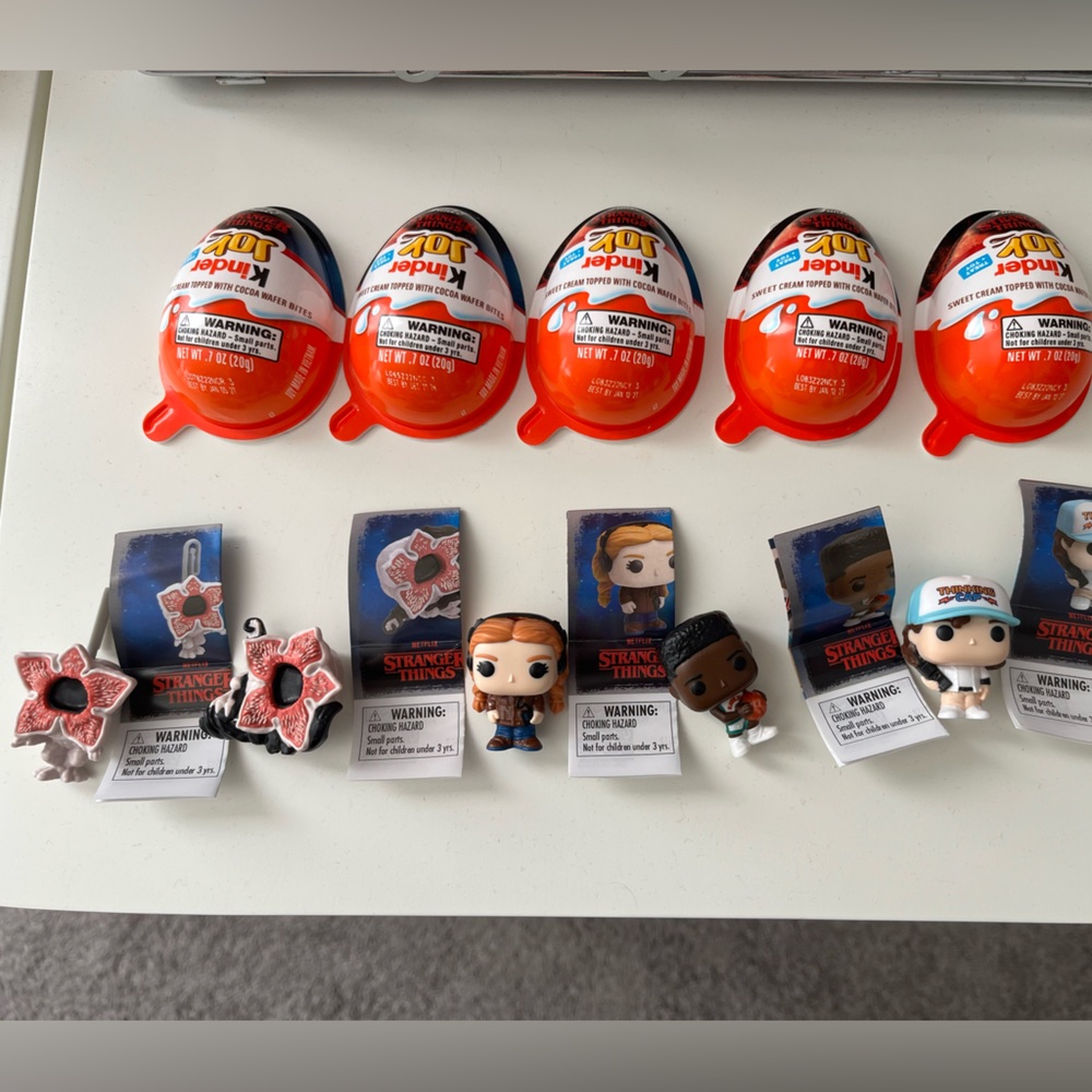 Stranger Things Kinder Joy lot